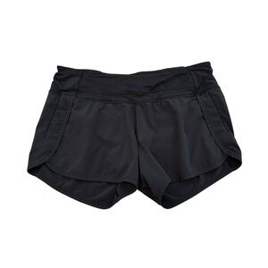 Lululemon Speed Up Shorts Black Size 6